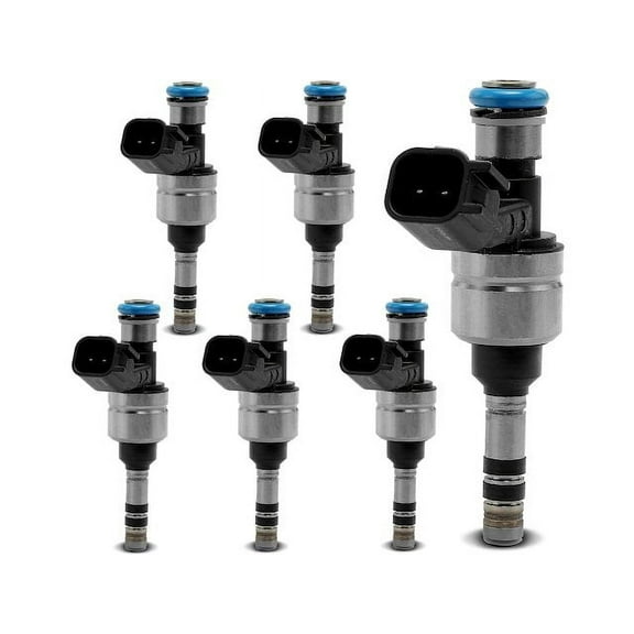 Fuel Injector Set 6 - Compatible with 2012 - 2017 GMC Terrain 2013 2014 2015 2016