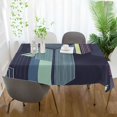 thumbnail image 3 of Yayeee Tablecloths 54" x 72" Rectangle Wrinkle Resistant Party Table Cover, Cube Stripes, 3 of 8