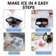 thumbnail image 4 of Shark Ice Cube Mold 3D Large Shark Head Silicone Ice Cube Tray Whiskey Shark Gifts for Shark Lovers, 4 of 5