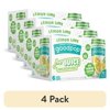 (4 pack) GoodPop Just Juice + Bubbly Water Mini Cans Lemon Lime 7.5 fl oz 6 pk