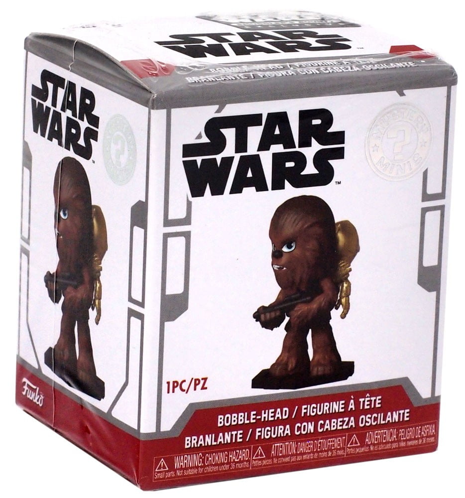 NEW STAR WARS BOBBLE-HEAD CHEWBACCA MYSTERY MINIS FUNKO FIGURE 