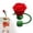 Red, variant on Valentine's Day Silicone Straw Topper - 10mm Blue Rose Flower Straw Covers Reusable Cup Straw Caps Tips Cup Topper for Drink Party Decor & Women Valentine Gift