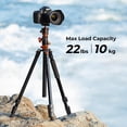 thumbnail image 4 of Trípode para cámara K&F Concept T254A7+BH-28L 230 cm con monopie, 4 of 6