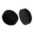 thumbnail image 3 of 12 x Capuchons d'Insertion de Tube Rond en Plastique Noir 50mm Dia, 12 x Insert de Tube Rond, Noir, 3 of 5