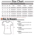 thumbnail image 3 of T Shirts For Women Womens Tops Round Neck Belt Zipper Letter Printed Loose Casual Short Sleeved Shirt, 3 of 5