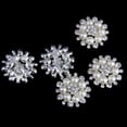 thumbnail image 2 of 11x 5 Piezas Botón de Decoración de Flores de de Imitación de Cristal 30mm Bricolaje, 2 of 10