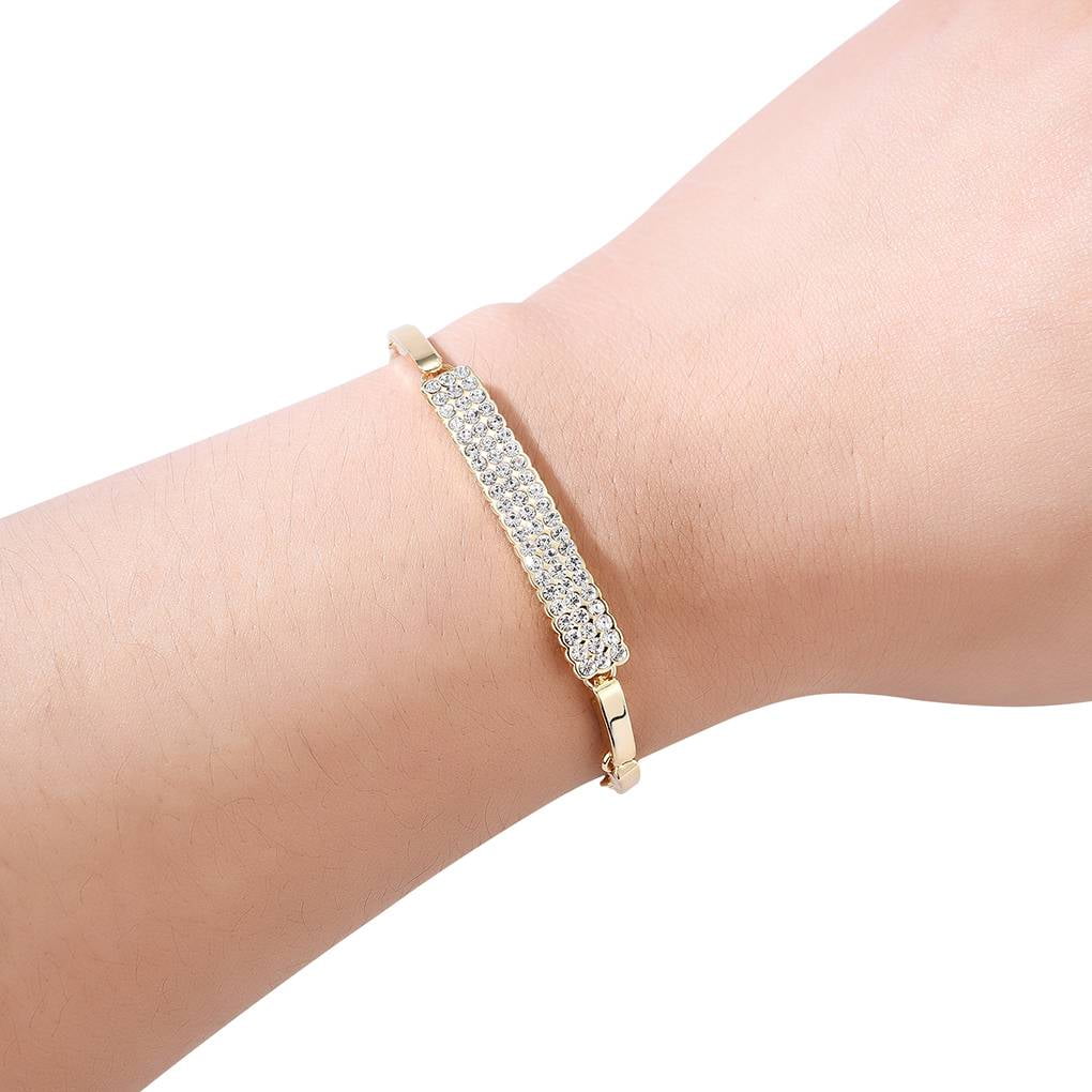 Delicated Women Simple Style Alloy Pendant Wristband Girl Adjustable Chain Bracelet Lady Wedding Bangles Regard