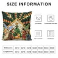 thumbnail image 5 of PHYHOO Christmas O Holy Night Buffalo Plaid Throw Pillow Covers,Christmas Saying Winter Holiday Cushion Case Decoration for Sofa Couch, 5 of 5