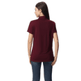 thumbnail image 5 of Zfeel Women High Performance Pure Dry Fit Poly Polo, Comfortable Short Sleeve Shirt, Maroon, M, 5 of 6
