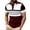 Wine, variant on Timoontee Summer Men's Top With 3 Buttons Short Sleeves Striped Top Dry Sporty Breathable Short Sleeves Lapel Top/shirt Blue M
