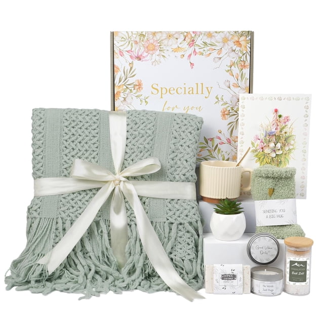 Cestas de regalo Ithmahco Get Well Soon Women Self Care Green