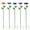 Multicolor#27434, variant on Garden Flower Water Feeder with Metal Stake, Floating Shallow Bird/Butterfly Water Bowl, Rust-Resistant Outdoor Drinking Trough