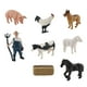 thumbnail image 2 of Figuras de animales de granja Juguetes Juguetes educativos de aprendizaje Juego de figuras de granja para 8 piezas, 2 of 9