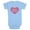 Light Blue, variant on Infant's Care Bears Pink Heart Logo  Bodysuit