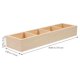 thumbnail image 2 of Caja de almacenamiento de azúcar, bolsitas de té, organizador de café multifunción, soporte para mostrador, contenedor, bandeja para dulces + caja de madera, 2 of 6