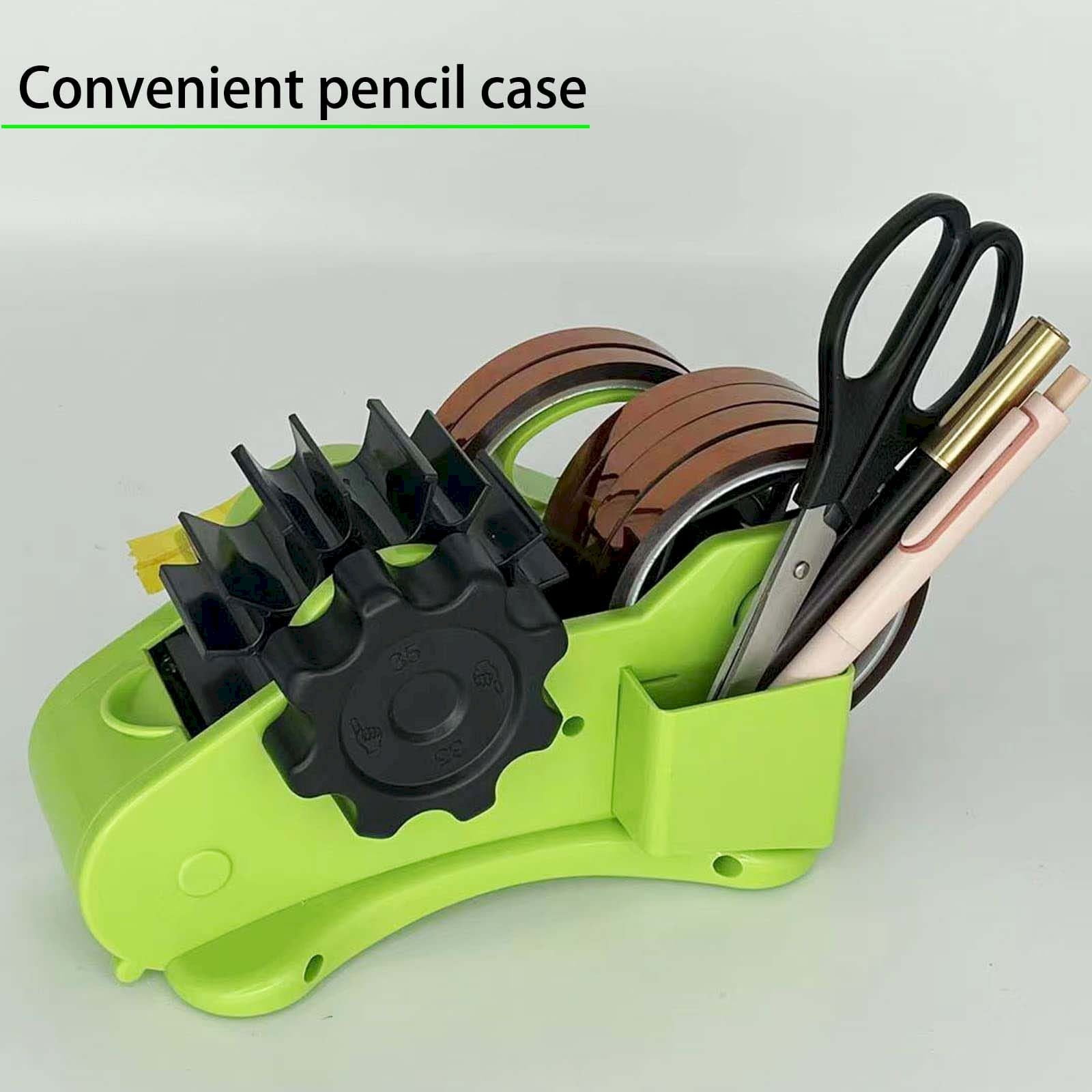 Goowood Heat Tape Dispenser for Sublimation Semi-Automatic Multiple Roll Cutter for Heat Transfer Masking Tape with 1 and 3 Inch Roller Core