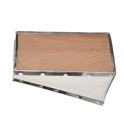 NFTIGB Premium Bee Smoker Bellow Replacement, PVC Leather & Plywood Box Beekeeping Equipment, Manual Essential Tool with Metal Clip for Professional Beehive Maintenance