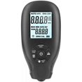 thumbnail image 1 of Car Paint Coating Thickness Gauge, Handheld Digital LCD Backlight with Calibration Sheets for Steel and Aluminum Base -(Black), 1 of 5