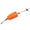 Bullet Orange, variant on BE-TOOL 1/4/8PCS Fishing Float with Bead, Soft Foam Fishing Floats Shape Bullet / Oval Fishingt Accessories