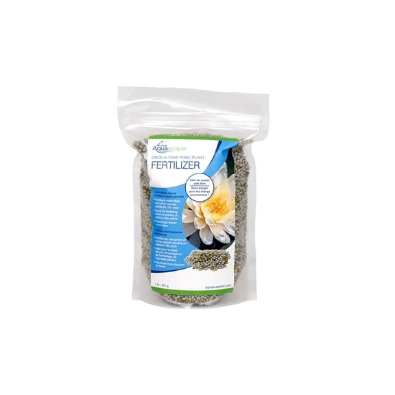 Aquascape Once-A-Year Pond Plant Fertilizer, Granular Formula, 2 lb (907 g), Supports Strong Aquatic Plant Growth, 89013