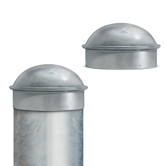 Tapas para poste de cerca VIVIDA de acero galvanizado para tubo OD de 2-7/8", 2 piezas