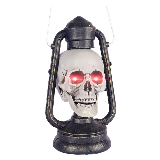 Halloween Linterna De Esqueleto Led Linterna Colgante Retro Para Decoración De Fiesta De Halloween Advancent HA041053-01