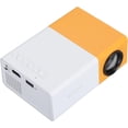 thumbnail image 1 of Mini Proyector Full HD 1080P Amarillo - LED para Reuniones Familiares, Campamentos - Compatible Con HDMI, USB, Audio, 1 of 13