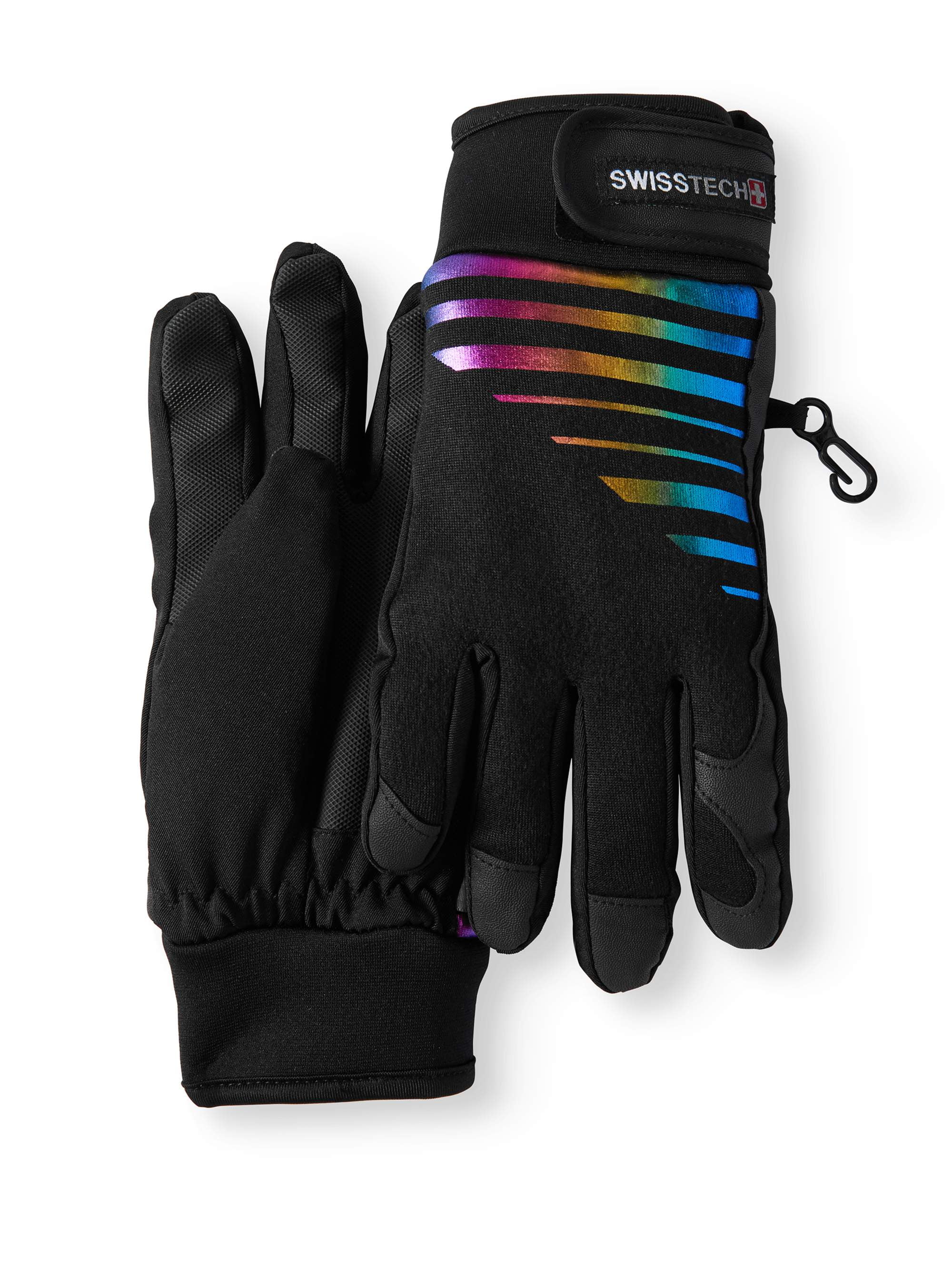 Swiss+Tech Youth Girl's Stretch Fit Waterproof Ski Glove With
