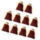 thumbnail image 2 of 10 bolsas de terciopelo con cordón, bolsas de almacenamiento, organizador de tela de terciopelo, bolsas de regalo para joyería, regalo pequeño (rojo oscuro), 2 of 6