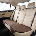 thumbnail image 3 of Hearth & Gear Breathable Linen Seat Cushion Universal Fit Three Piece Square Grid Design For Year Round Comfort Better Back Kayak Seat Car Seat Comforter for Driver Floor Cushion with Handle Driver, 3 of 6
