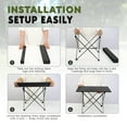 thumbnail image 5 of BN-LINK Small Camping Table, Portable Folding Beach Table, Outdoor Ultralight Metal Camping Table, with Carry Bag for Outdoor Cooking, Picnic, Camp, Boat, Travel, Black, 5 of 8