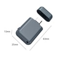thumbnail image 3 of Type-C Voice Recorder with Phone Management USB 3.2 Flash Drive Recorder, One-Key Recording Noise Reduction, 9Hr Battery Reverse Charging for Lectures Meetings Interviews, 3 of 8