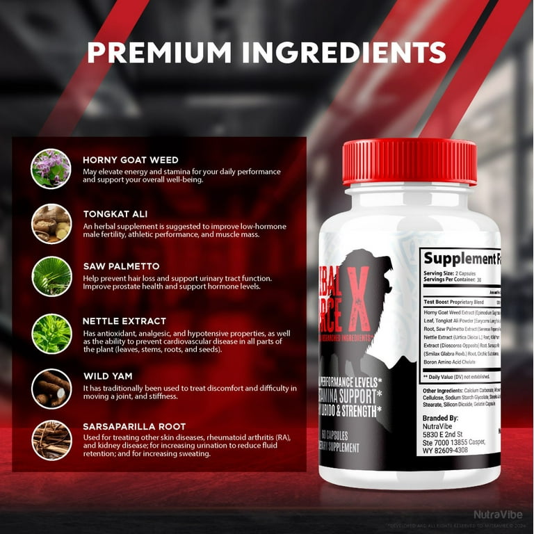 Tribal Force X Pills, Dietary Supplement, Complete Daily Formula for Wellness, Advanced Formula Capsules, TribalForce X Reviews (60 Capsules) - Walmart.com