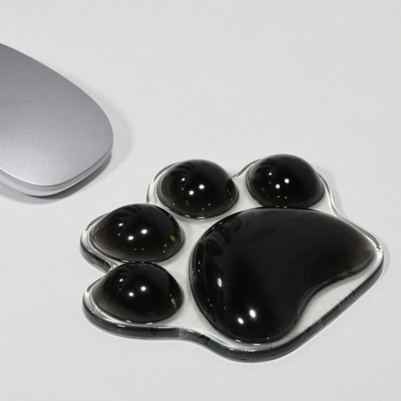 Fiudx Alfombrilla de Ratón con Diseño de Garra de Gato, Reposamuñecas de Silicona Suave, Diseño Ergonómico para Mayor Comodidad, Base Antideslizante para Mayor Estabilidad, Ideal para Juegos de Ofici