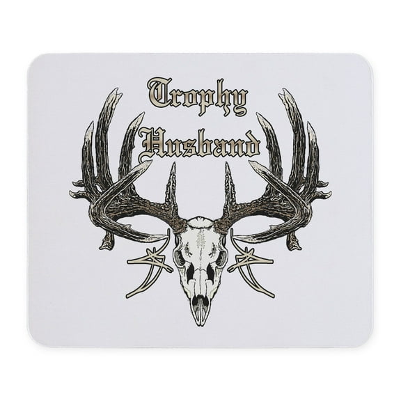 CafePress - Trophy Husband 1 Mousepad - Non-slip Rubber Mousepad, Gaming Mouse Pad