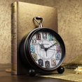 thumbnail image 5 of 4" Silent Metal Alarm Clock Morning, Retro Alarm Clock Sound, Battery Operated Electromechanical Alarm Clock, Desk Clock (Vintage), 5 of 5