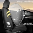 thumbnail image 2 of HQBQBUG Car Seat Covers Full Set Fit for Nissan Rogue Sport 2017-2022 5 Seat Luxury Automative Interior Accessories,Waterproof Leather Car Seat Protector Black,FullSet(5Seat), 2 of 9