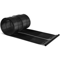 Demifill 2 Pieces 10/16.4/20 Feet Weatherproof Solar Swimming Pool Heating System-L, Solar Pool Heater, Black