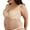 Beige, variant on Plus Size Thin Mesh Padded Push - Up French Style Soft - Wire Bra for Women