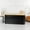 Black, variant on Beautiful Bread Box With Wooden Lid For Your Kitchen Countertop - Spacious Container Perfectly Stores Your Homemade Bread, English Muffins & Bagels - Quality Cutting Board Lid Keeps Loaf Fresh