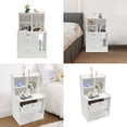 thumbnail image 5 of Modern Bedroom Nightstand Small Dresser 2 Drawers W/ Storage Shelf Bedside Table, 5 of 23