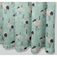 thumbnail image 5 of S4Sassy Green Monstera Leaves & Stork Bird Water Repellent Bath Shower Curtain With Roller Rings Hook-60 x 70 Inch, 5 of 6