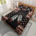 thumbnail image 3 of Lotusprinthandmade Native America Quilt Bedding Set (White Binding) 5 Sizes (Made in Vietnam) (55x60), Native America Art Quilt Bedding, 3 of 6