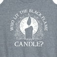 thumbnail image 3 of Hocus Pocus - Who Lit The Back Flame Candle - Women's Racerback Tank Top, 3 of 5