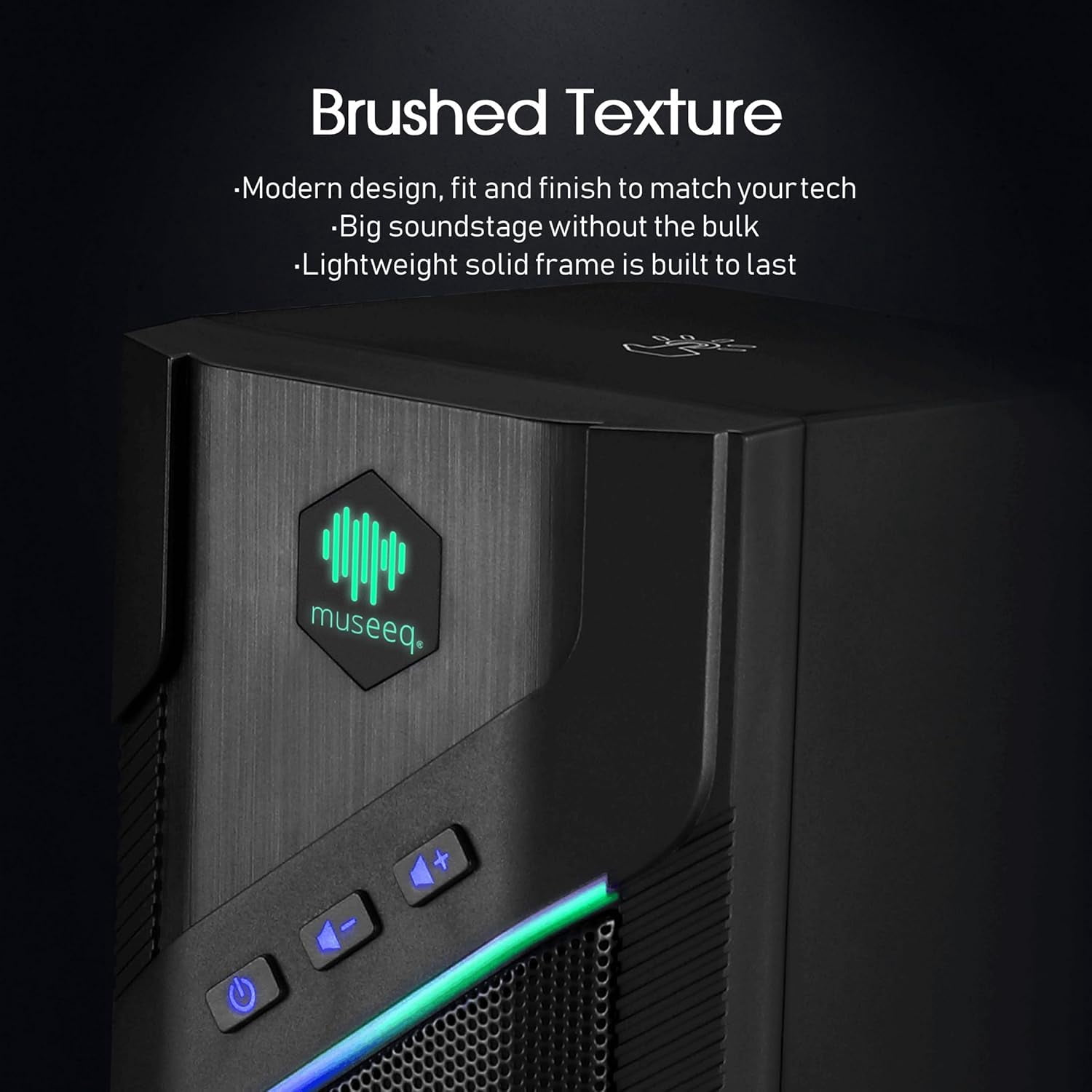 W-206RE RGB Gaming Speakers for PC, Bluetooth & USB Desktop Speakers for Gaming PC and Monitor, Touch Control Stereo Computer Speakers with 21 LED Light es