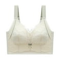 thumbnail image 4 of Mrat Clearance Bras for Women Underwire Thin without Sponge Plus Size Nursing Bralette Halter Bra Everyday Bra Daily Bra Beige_1 L, 4 of 4