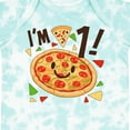 thumbnail image 4 of Inktastic I'm One Pizza Birthday Party Boys or Girls Baby Bodysuit, 4 of 5
