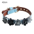 thumbnail image 2 of jiaroswwei Puppy Collar Flower Shape Design Decorative Adjustable Pet Dogs Cats Floral Collar Pet Accessories, 2 of 8