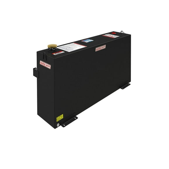 Weather Guard Liquid Transfer Tank 359-5-02 Not DOT Approved For Transport Of Flammable Liquids; Diesel/Hydraulic; Rectangle; Powder Coated; Gloss Black; Steel