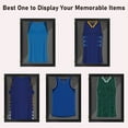 thumbnail image 4 of HOMCOM 24" x 32" Jersey Frame Display Case, UV-Resistant Jersey Shadow Box with 2 Keys, Hanger, Black, 4 of 9